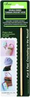 🧶 double ended tunisian crochet hook - clover 1308/j - size j/6mm logo