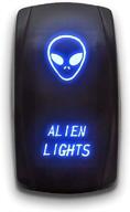 alien lights etched rocker switch logo