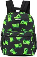 minecraft backpack full print creeper logo