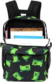 img 1 attached to Minecraft Backpack Full Print Creeper