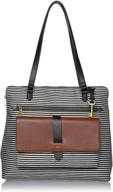 👜 fossil women's multicolor shopper handbag – handbags & wallets for women logo