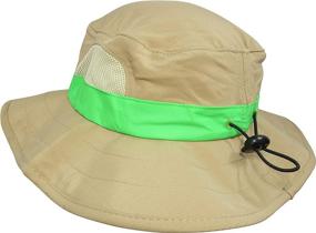 img 3 attached to Eagle Eye Explorer Adjustable Ventilation Boys' Accessories ~ Hats & Caps