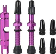 🚴 kremorv tubeless bike presta valve stem with alloy valve stem caps and valve core remover tool - available in 35mm, 44mm, and 60mm sizes logo