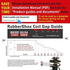 img 2 attached to EliteBuffer Front Rear Automobile Booster Performance Replacement Parts for Shocks, Struts & Suspension