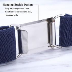 img 3 attached to 4PCS Kids Boys Elastic Buckle Boys' Accessories : Belts