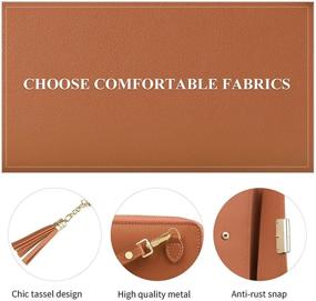 img 2 attached to Crossbody Handbag Leather Wallet Adjustable Women's Handbags & Wallets