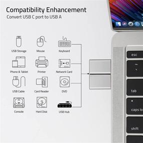 img 3 attached to ⚓️ SAILLIN USB C to USB 3.0 Adapter [2 Pack] - Effortlessly Connect USB Devices to Your iPad, iMac, MacBook Air/Pro, and More!