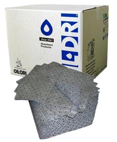 img 1 attached to 📦 Universal Heavy Weight Bonded Perforated Pads - Oil-Dri L90902 - 15" W x 19" L (100 Mats/Box)
