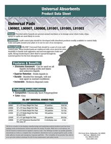 img 2 attached to 📦 Universal Heavy Weight Bonded Perforated Pads - Oil-Dri L90902 - 15" W x 19" L (100 Mats/Box)