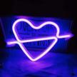 heart signs lights decorative lavender logo