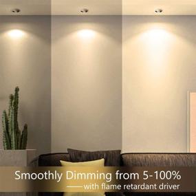 img 1 attached to Enhanced Adjustable Dimmable LED Downlight Retrofit Recessed