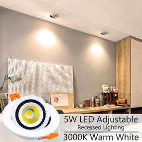 img 3 attached to Enhanced Adjustable Dimmable LED Downlight Retrofit Recessed