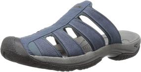 img 4 attached to 👣 KEEN Black Gargoyle ARUBA Sandals: Stylish Men's Athletic Shoes