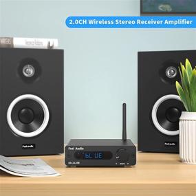 img 2 attached to Аудиоусилитель Fosi Audio Bluetooth 5.0 Stereo Audio 2.0 Channel Receiver Amplifier Mini HiFi Class D с интегрированным усилителем и дистанционным управлением 100W x2 - DA2120B