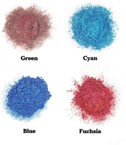 img 3 attached to 🦎 Chameleon Powder for Epoxy Resin - Color Shift Mica Pigment for Painting, Soap Making, Bath Bombs, Candle Making, Slime - LET'S RESIN