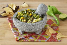 img 3 attached to 🌶️ IMUSA USA Granite Molcajete Spice Grinder 6-Inch, Gray: Authentic Mexican Kitchen Essential for Perfectly Ground Spices