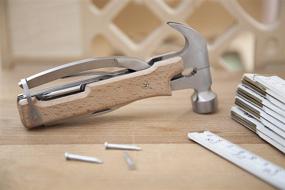 img 3 attached to Kikkerland Hammer Multi Tool White