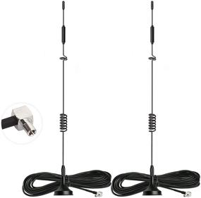 img 4 attached to Bingfu 4G LTE 8DBi Magnetic Base MIMO TS9 Antenna (2-Pack) Compatible With Verizon AT&Amp