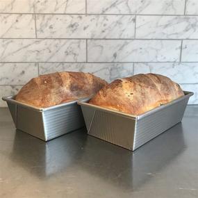 img 1 attached to 🍞 USA Pan 1 Pound Loaf Pan Set - Optimal for Baking 1 Lb Bread