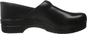 img 1 attached to Dansko Professional Black Cabrio Leather Men's Shoes