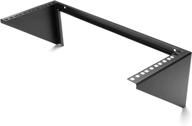 wall mount patch panel bracket – 4u 19 inch steel vertical mounting rack for network and data equipment by startech.com (rk419wallv) logo