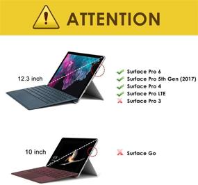 img 3 attached to MoKo Case Fit Microsoft Surface Pro 7 Plus/Pro7/Pro 6/Pro 5/Pro 2017/Pro 4/Pro LTE Tablet Accessories for Bags, Cases & Sleeves