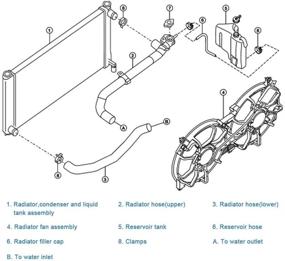 img 2 attached to ECCPP Condenser Radiator HO3117100 Replacement