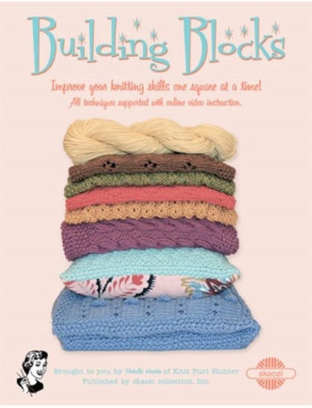 building block pattern book skacel 로고