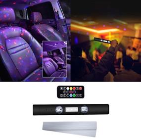 img 3 attached to 🚗 Enhance Your Car's Ambiance with LECART Interior Car Lights: Wireless Starry Projector Light with Remote Control - Your Perfect Night Light for a Luxurious Drive!