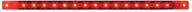 💡 gg grand general 76315 surface mount 12" red ultra thin sealed light bar with 15 led markers and clearances logo