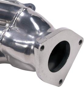 img 3 attached to 🚀 BBK 40060 1-3/4" Shorty Tuned Length Performance Exhaust Headers for GM Truck and SUV 6.0L - Polished Silver Ceramic Coating