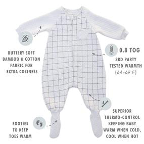 img 3 attached to 👶 Tealbee DREAMSIE Toddler Baby Sleep Suit with Sleeves, Walkable Wearable Blanket with Feet and Sleeves for Walking Babies. TOG 0.8 Toddler Sleep Bag to Keep Warm (2T-3T)