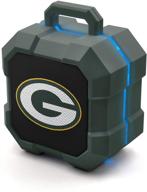 🎧 green bay packers shockbox led wireless bluetooth speaker - official nfl team color logo