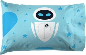 img 1 attached to Double-Sided Kids Super Soft Bedding: Pixar Wall-E Robo Love Pillowcase 1 Pack - (Official Pixar Product)