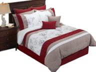 hallmart collectibles 64915 8 piece comforter logo