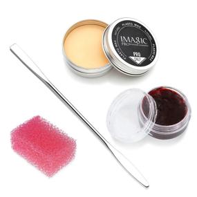 img 4 attached to Enhance Your Halloween and Stage Looks with CCbeauty SFX Scar Wax Makeup Kit - Create Realistic Fake Wounds, Scars, and Cuts!