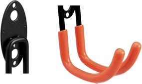 img 1 attached to Versatile and Heavy-Duty: 10 Pack Steel Garage Storage Utility Double Hooks for Organizing Tools, Ladders, Bikes, and More in 5 Different Sizes