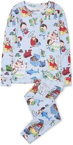 img 2 attached to 📚 Cozy Printed Pajama Boys' Clothing with Books Bed Sleeve – A Perfect Blend of Comfort and Style