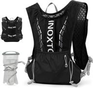 inoxto hydration vest backpack: lightweight water running pack with 1.5l bladder - ideal for hiking, trail running, cycling, marathon, men, women & kids logo