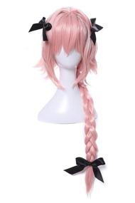 img 4 attached to ROLECOS Astolfo Cosplay Wig Made with Braided Synthetic Hair