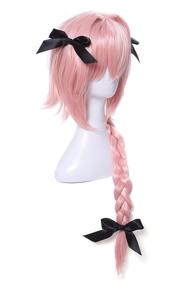 img 2 attached to ROLECOS Astolfo Cosplay Wig Made with Braided Synthetic Hair