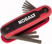 kobalt 759893 9 key folding inch logo