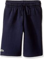 🩳 black lacoste boys fleece shorts - optimized boys' clothing & shorts logo