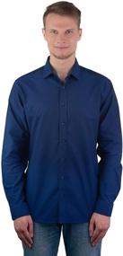 img 4 attached to GE MARK Mens Dress Shirts Men's Clothing