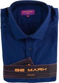 img 1 attached to GE MARK Mens Dress Shirts Men's Clothing