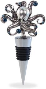 img 4 attached to 🐙 Octopus Metal Wine Stopper - Elegant, Vacuum Seal, Reusable Animal Ocean Life Bottle Stopper – Airtight, Leak Proof Cork Plug for Wine Bottles, Cute Home Decor & Bar Tool Accessory – Unique Gift Option