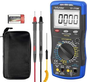 img 4 attached to 🔧 High-Performance Infurider YF-770M Digital Multimeter: 6000 Counts Manual/Manual Range AC/DC Voltage Amp Ohmmeter Tester Meter with Diode Continuity, Capacitance, Temperature, and Mechanical Protection