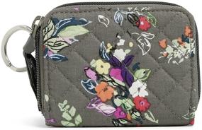 img 4 attached to 👜 Recycled Women's Handbags & Wallets by Vera Bradley - Zip Around Protection Blooms Collection