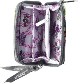 img 1 attached to 👜 Recycled Women's Handbags & Wallets by Vera Bradley - Zip Around Protection Blooms Collection