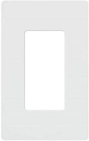 img 1 attached to 🏠 Enhance Your Home Décor with Lutron CW-1-WH 1-Gang Claro Screw-Less Wall Plate, White (20 Pack)